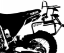 Toon details van Kofferrek zwart Hepco&Becker Yamaha TT600R/RE '98- Afbeeldingen van Kofferrek zwart Hepco&Becker Yamaha TT600R/RE '98-