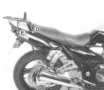 Toon details van Topdrager zwart Hepco&Becker Yamaha XJR1300/ SP '04-'06 Afbeeldingen van Topdrager zwart Hepco&Becker Yamaha XJR1300/ SP '04-'06