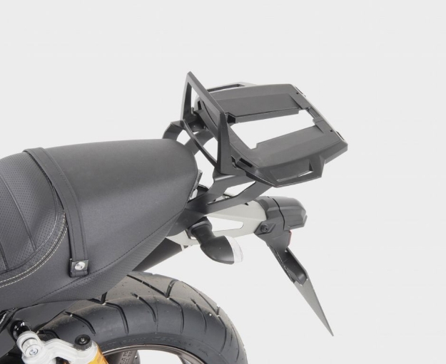 Afbeeldingen van Topdrager zwart Alurack Hepco&Becker Yamaha XJR1300 '15-