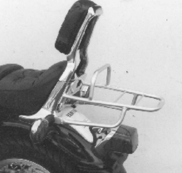 Afbeeldingen van Topdrager chroom Hepco&Becker Yamaha XV750/1100 1992- MONTAGE OP DE ORIGINELE SISSYBAR