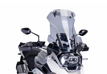 Toon details van Vervangingsruit touring met opzetruitje licht getint Puig BMW R1200/1250GS / ADV '13-23 Afbeeldingen van Vervangingsruit touring met opzetruitje licht getint Puig BMW R1200/1250GS / ADV '13-23