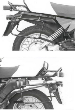 Toon details van Kofferrek zwart Hepco&Becker BMW R80GS '87-'96/ R100GS PARIS-DAKAR '89- Afbeeldingen van Kofferrek zwart Hepco&Becker BMW R80GS '87-'96/ R100GS PARIS-DAKAR '89-