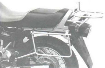 Toon details van Kofferrek chroom Hepco & Becker BMW R80R '92- / R100R '92- Afbeeldingen van Kofferrek chroom Hepco & Becker BMW R80R '92- / R100R '92-