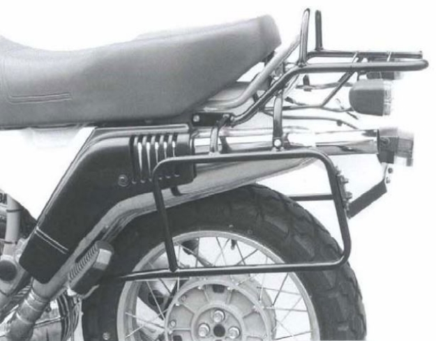 Afbeeldingen van Topdrager zwart Hepco&Becker BMW R80GS Basic '96