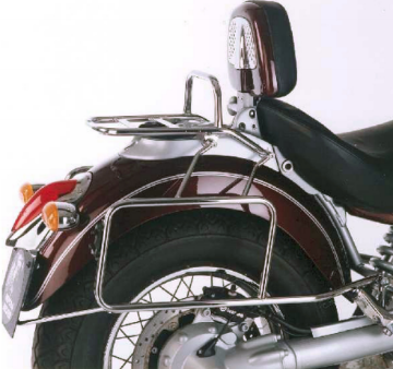 Toon details van Kofferrek chroom Hepco & Becker BMW R850C / R1200C Afbeeldingen van Kofferrek chroom Hepco & Becker BMW R850C / R1200C
