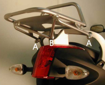 Toon details van Topdrager zilver Hepco & Becker BMW R1200ST 2005- Afbeeldingen van Topdrager zilver Hepco & Becker BMW R1200ST 2005-