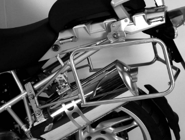 Toon details van Kofferrek zwart Lock-it Hepco & Becker BMW R1200GS '04-'07 Afbeeldingen van Kofferrek zwart Lock-it Hepco & Becker BMW R1200GS '04-'07