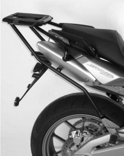 Afbeeldingen van Topdrager zwart Alurack Hepco&Becker Aprilia SL750 Shiver -'09/ GT -'09