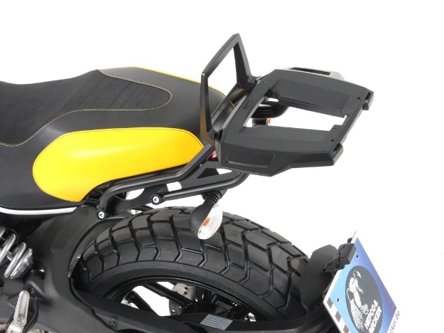 Afbeeldingen van Topdrager zwart Alurack Hepco&Becker Ducati Scrambler '15-