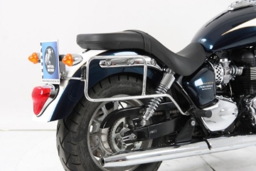 Toon details van Kofferrek chroom Hepco&Becker Triumph BONNEVILLE AMERICA/ SPEEDMASTER '11-'17 Afbeeldingen van Kofferrek chroom Hepco&Becker Triumph BONNEVILLE AMERICA/ SPEEDMASTER '11-'17