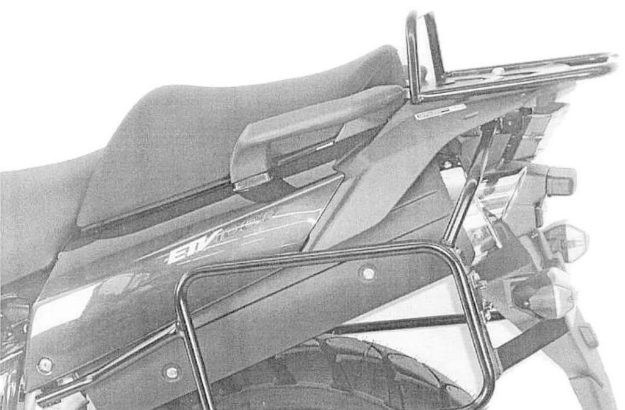 Afbeeldingen van Topdrager zwart Hepco & Becker Aprilia ETV1000 '00-