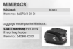 Afbeeldingen van Topdrager zwart Minirack Hepco&Becker Aprilia LEONARDO 125 '99-'01/ LEONARDO 150 '99-'00