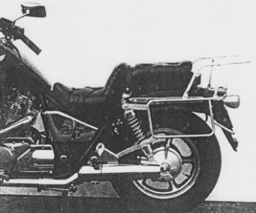 Toon details van Kofferrek chroom Hepco&Becker Honda VT750C '87-'89 Afbeeldingen van Kofferrek chroom Hepco&Becker Honda VT750C '87-'89