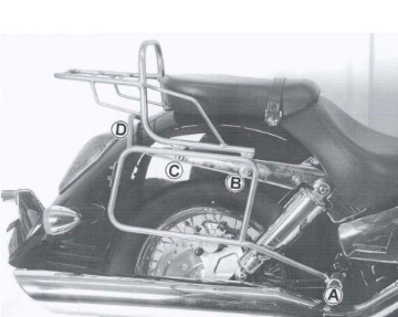 Toon details van Kofferrek chroom Hepco & Becker Honda VTX1300S '03- Afbeeldingen van Kofferrek chroom Hepco & Becker Honda VTX1300S '03-