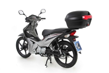 Toon details van Topdrager zilver Hepco&Becker Honda WAVE 110i inclusief TC40 journey Afbeeldingen van Topdrager zilver Hepco&Becker Honda WAVE 110i inclusief TC40 journey