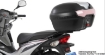 Afbeeldingen van Topdrager zilver Hepco&Becker Honda WAVE 110i inclusief TC40 journey