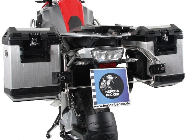 Afbeeldingen van Kofferset Hepco&Becker Cutout rek+koffers BMW R1250GS LC '18-