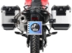 Afbeeldingen van Kofferset Hepco&Becker 'Cutout' met RVS rek en Xplorer BLACK koffers BMW F650GS '08-'12/ F700GS