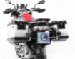 Afbeeldingen van Kofferset Hepco&Becker 'Cutout' met RVS rek en Xplorer koffers BMW R1200GS LC '13-'18