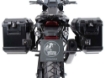 Afbeeldingen van Kofferset Hepco&Becker 'Cutout' met RVS rek en Xplorer BLACK koffers Harley Davidson Pan America '21-