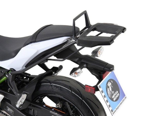 Afbeeldingen van Topdrager zwart Alurack Hepco&Becker Kawasaki Z650 '17-