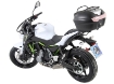 Afbeeldingen van Topdrager zwart Alurack Hepco&Becker Kawasaki Z650 '17-