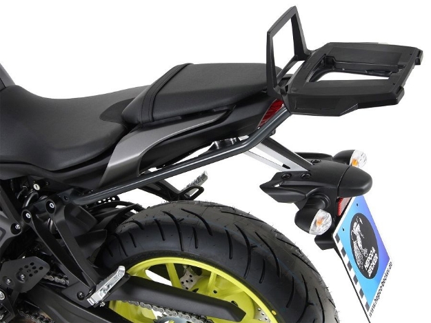 Afbeeldingen van Topdrager antraciet Alurack Hepco&Becker Yamaha MT-07 '18-20