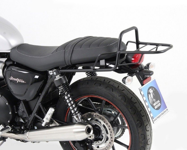 Afbeeldingen van Topdrager Tube Rack zwart Hepco&Becker Triumph Street Twin / Speed Twin