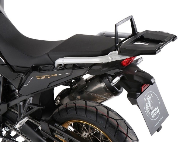 Afbeeldingen van Topdrager zwart Alurack Hepco&Becker Honda CRF1100L Africa Twin Adventure Sports '20-23
