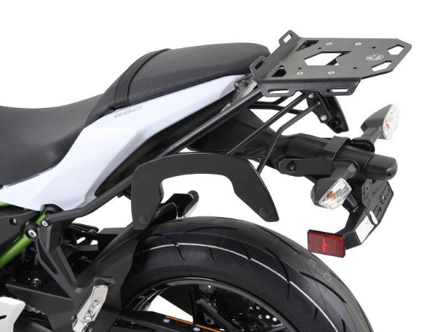 Afbeeldingen van Topdrager zwart Minirack Hepco&Becker Kawasaki Z650 '17-