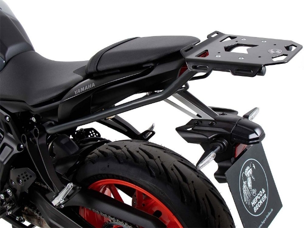 Afbeeldingen van Topdrager antraciet Minirack Hepco&Becker Yamaha MT-07 '21-