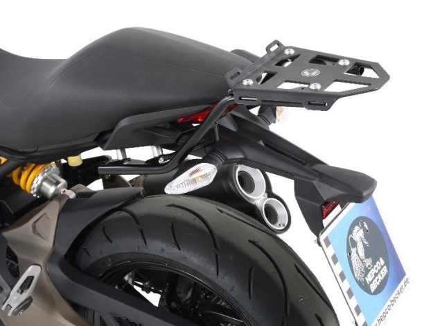 Afbeeldingen van Topdrager zwart Minirack Hepco&Becker Ducati M821 '14-'17