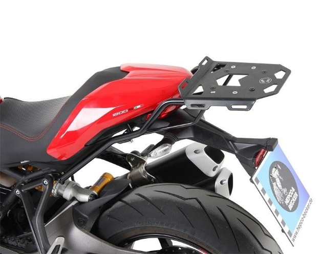 Afbeeldingen van Topdrager zwart Minirack Hepco&Becker Ducati Monster 1200S '17-