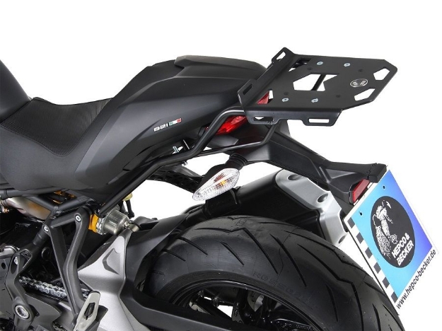 Afbeeldingen van Topdrager zwart Minirack Hepco&Becker Ducati Monster 821 '18-