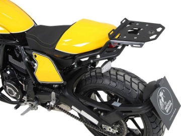 Toon details van Topdrager zwart Minirack Hepco&Becker Ducati Scrambler 800 '19-22 Afbeeldingen van Topdrager zwart Minirack Hepco&Becker Ducati Scrambler 800 '19-22