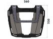 Afbeeldingen van Topdrager Easyrack zwart Hepco&Becker BMW C400GT '19-