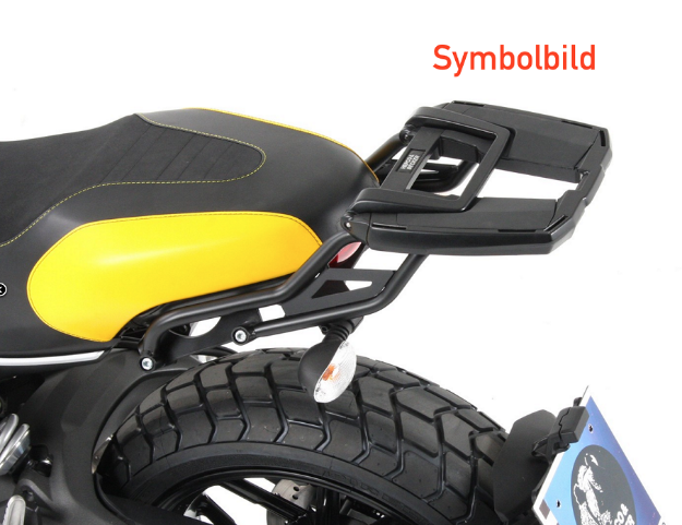 Afbeeldingen van Topdrager zwart Easyrack Hepco&Becker Ducati Diavel '11-'18