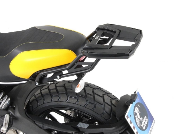 Afbeeldingen van Topdrager zwart Easyrack Hepco&Becker Ducati Scrambler '15-18