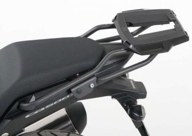 Afbeeldingen van Topdrager antraciet Easyrack Hepco&Becker Honda CB500X '13-'16