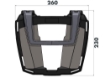 Afbeeldingen van Topdrager Easyrack Hepco&Becker BMW R1250RT '19-