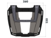 Afbeeldingen van Topdrager zwart Easyrack Hepco&Becker BMW S1000XR '20- (op orig. drager)