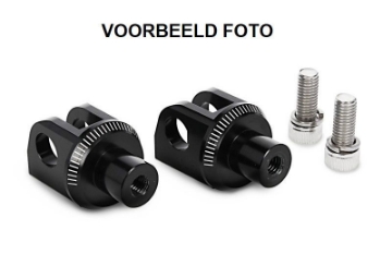 Toon details van Voetsteunadapters voorzijde van Puig voor diverse Aprilia modellen Afbeeldingen van Voetsteunadapters voorzijde van Puig voor diverse Aprilia modellen