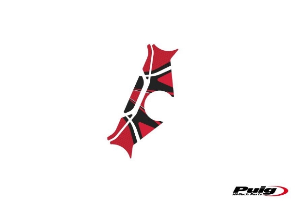 Afbeeldingen van Kroonplaatcover model Radikal voor MV Agusta F3 800 '13--Rood