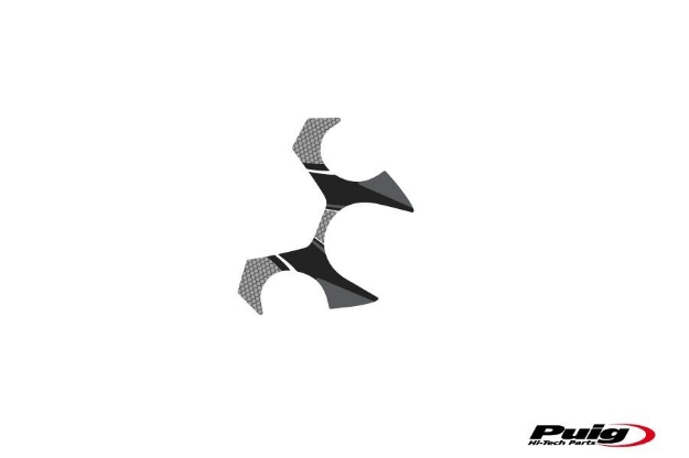 Afbeeldingen van Kroonplaatcover model Radikal voor Yamaha XJ6/Diversion/F-Grijs