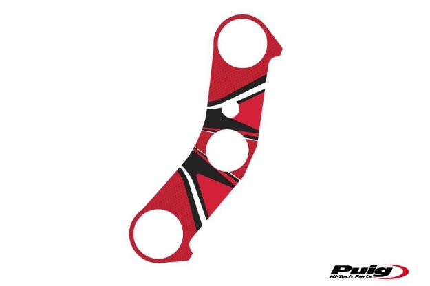 Afbeeldingen van Kroonplaatcover model Radikal voor Yamaha YZF-R1 '04-'06-Rood
