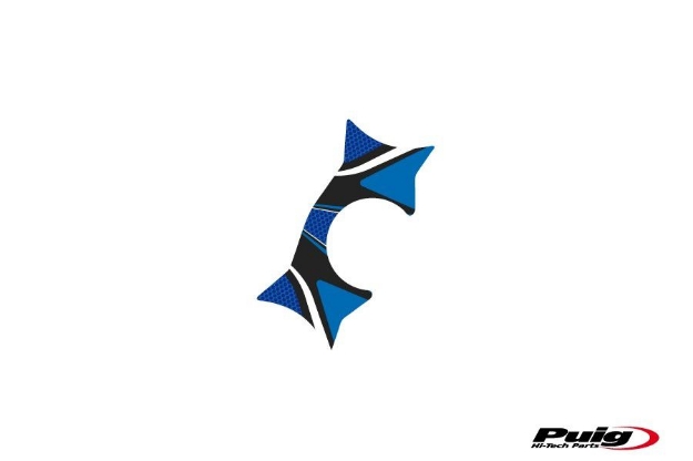 Afbeeldingen van Kroonplaatcover model Radikal voor Kawasaki ZZR1400 '06-'15-Blauw