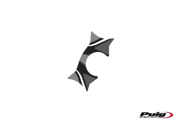 Afbeeldingen van Kroonplaatcover model Radikal voor Kawasaki ZZR1400 '06-'15-Grijs