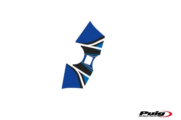 Afbeeldingen van Kroonplaatcover model Radikal voor Honda VFR1200F '10--Blauw