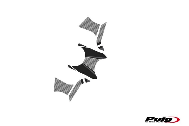 Afbeeldingen van Kroonplaatcover model Radikal voor BMW R1200GS '08-'12-Grijs