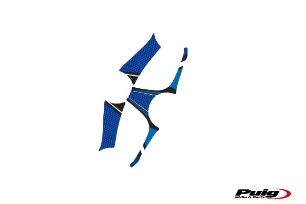 Afbeeldingen van Kroonplaatcover model Radikal voor BMW F800GS/S-Blauw